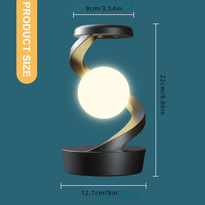 Night Light Rotating Moon Lamp w/ Motion Sensor