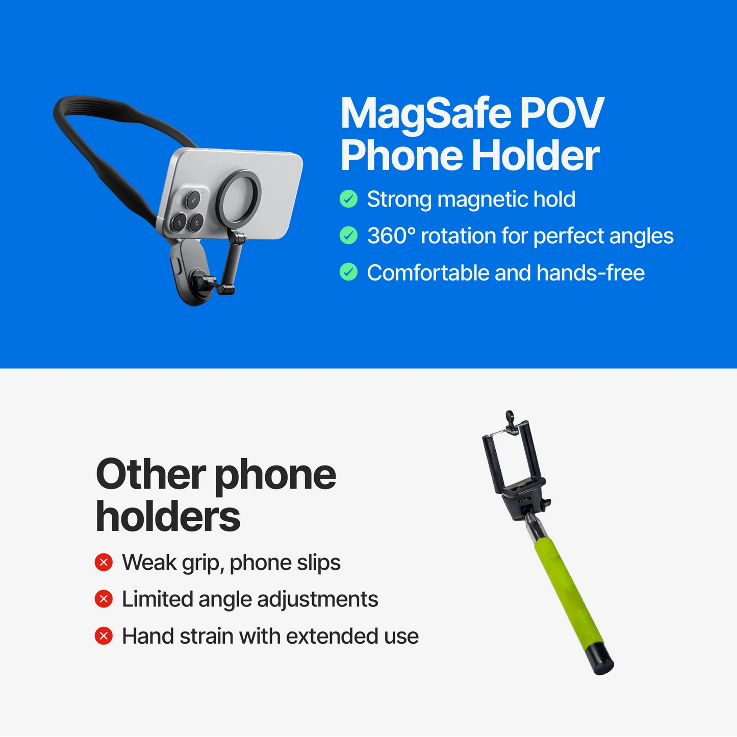 Smartphone Magnetic Neck Holder